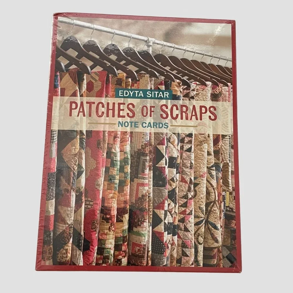 Patches of Scraps Note Cards From Edyta Sitar of Laundry Basket Quilts New